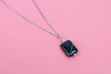 Load image into Gallery viewer, Snowflake Obsidian Pendant
