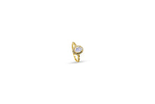 Load image into Gallery viewer, Gold Oval Moonstone Ring