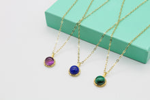 Load image into Gallery viewer, Dainty Crystal Gumdrop Pendants