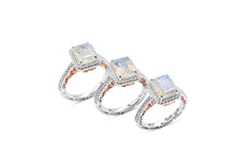 Load image into Gallery viewer, Moonstone Lotus Ring