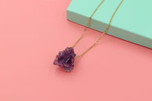 Load image into Gallery viewer, Raw Amethyst Crystal Pendant