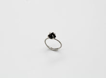 Load image into Gallery viewer, Dainty Raw Sterling Silver Crystal Ring