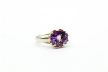 Load image into Gallery viewer, Amethyst Flower Ring