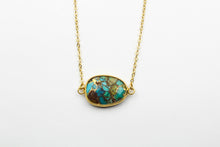 Load image into Gallery viewer, Dainty Turquoise Necklace