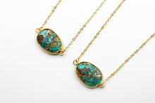 Load image into Gallery viewer, Dainty Turquoise Necklace