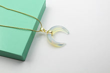 Load image into Gallery viewer, Crystal Moon Pendants