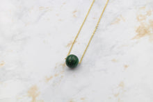 Load image into Gallery viewer, Dainty Malachite Gumdrop Pendant