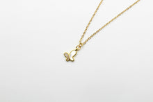 Load image into Gallery viewer, Dainty Mother of Pearl Butterfly Necklace