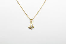 Load image into Gallery viewer, Dainty Mother of Pearl Butterfly Necklace