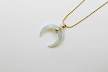 Load image into Gallery viewer, Crystal Moon Pendants