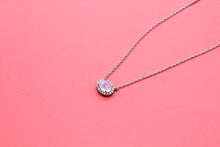 Load image into Gallery viewer, Moonstone Halo Pendant