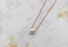Load image into Gallery viewer, Dainty Pearl Gumdrop Pendant