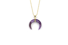 Load image into Gallery viewer, Crystal Moon Pendants