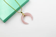 Load image into Gallery viewer, Crystal Moon Pendants