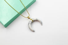 Load image into Gallery viewer, Crystal Moon Pendants