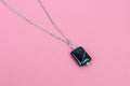 Snowflake Obsidian Pendant
