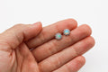 Opal Flower Earrings