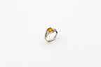 Dainty Golden Citrine Nature Ring