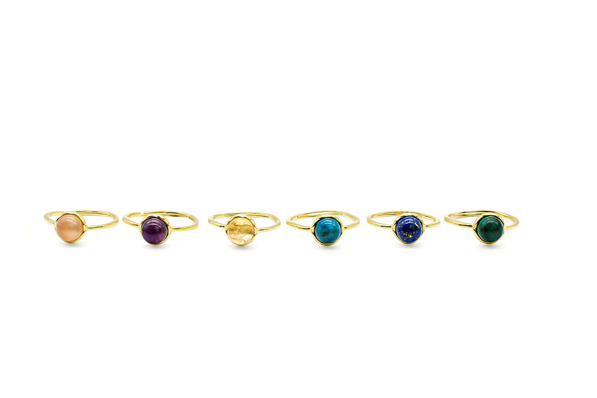 Dainty Gumdrop Ring Sterling Silver