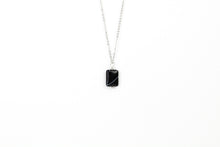 Load image into Gallery viewer, Snowflake Obsidian Pendant