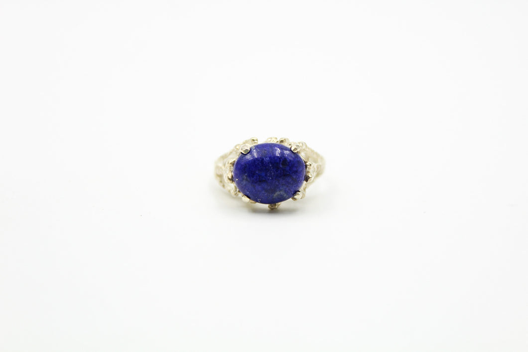 Dainty Royal Blue Lapis Ring