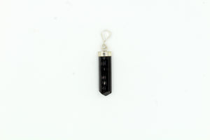 Black Tourmaline Crystal Pendant - Empire Gems International