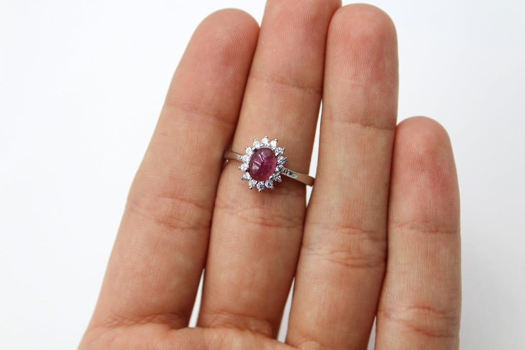 Pink Tourmaline Ring