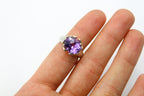 Amethyst Flower Ring