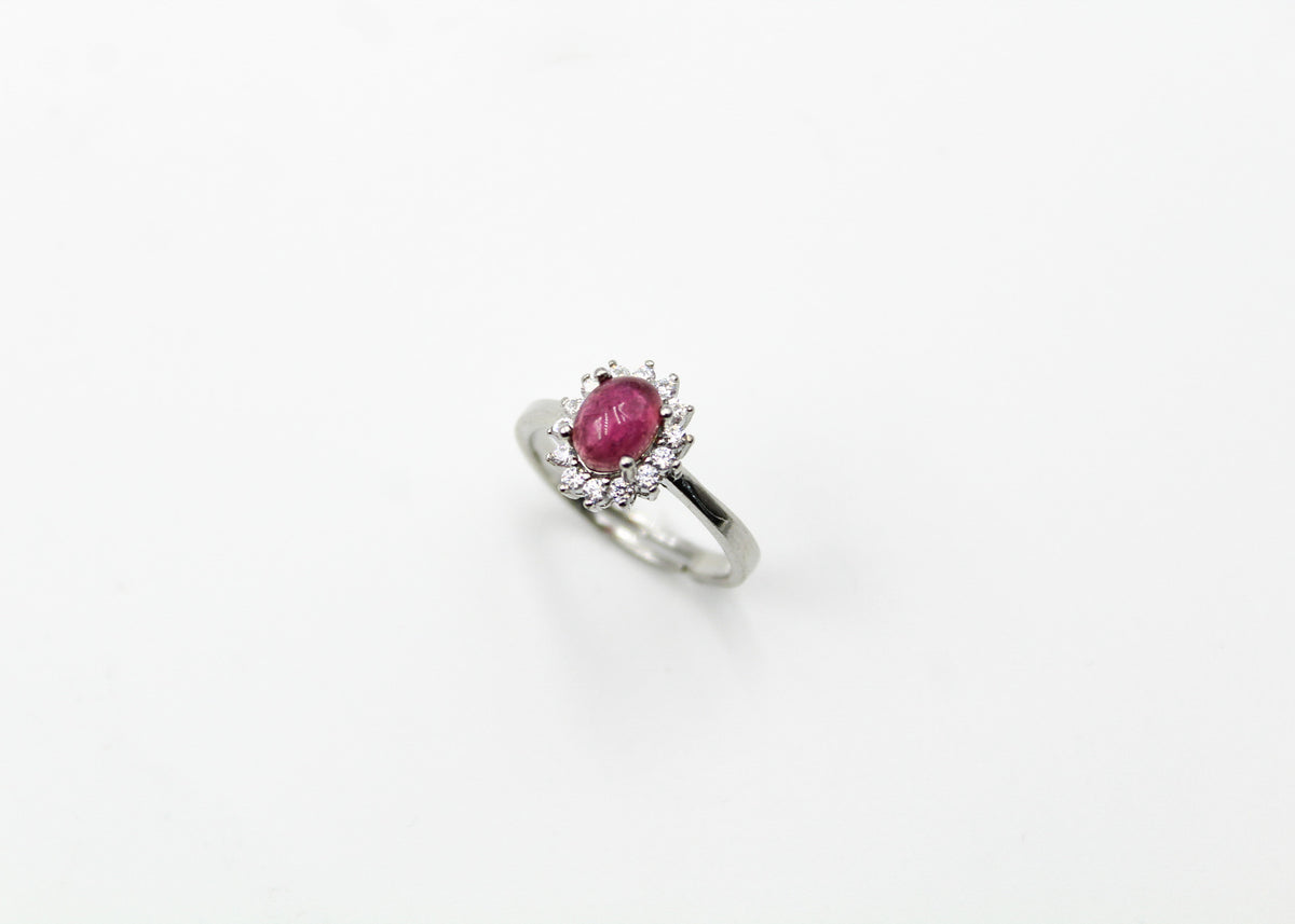 Pink Tourmaline Ring