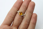 Dainty Golden Citrine Nature Ring