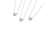 Moonstone Heart Pendant