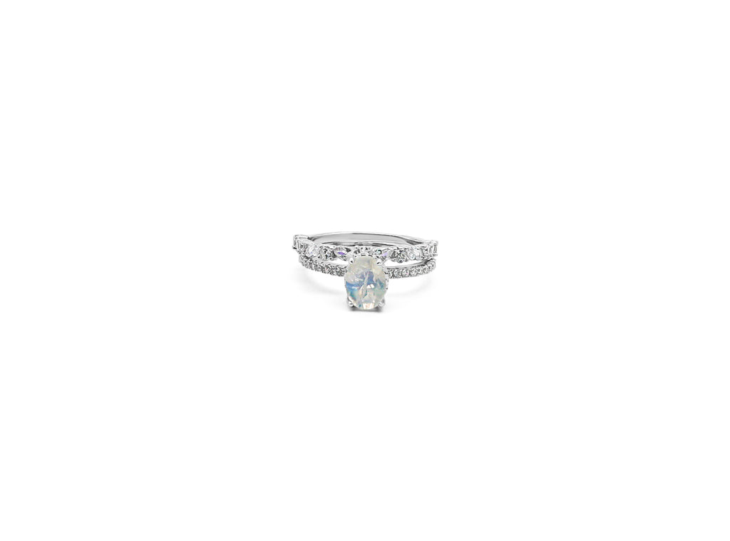 Moonstone Nebula Ring
