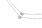 Moonstone Halo Pendant