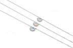 Moonstone Halo Pendant