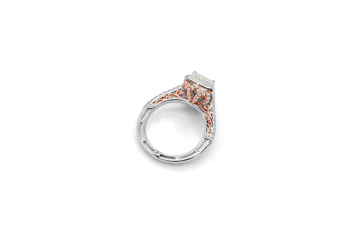 Moonstone Lotus Ring