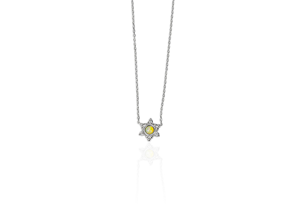 Sunburst Opal Pendant