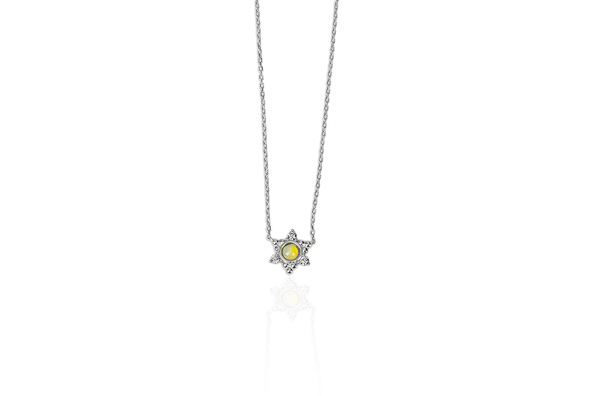 Sunburst Opal Pendant
