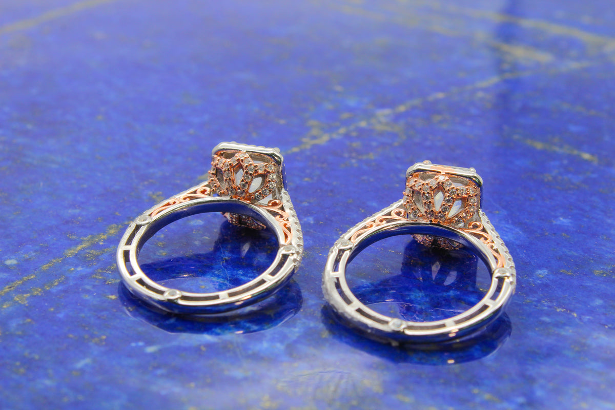 Moonstone Lotus Ring