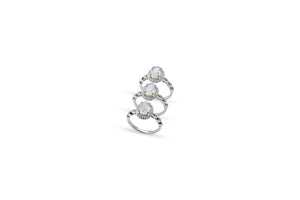 Oval Moonstone Ring