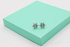 Opal Sunburst Earrings