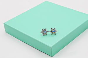Opal Sunburst Earrings