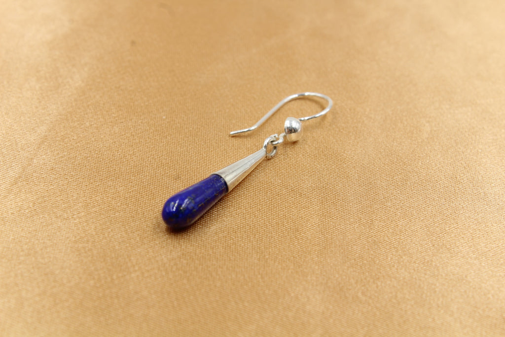 Dainty Lapis Lazuli Earrings - Empire Gems International