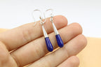 Dainty Lapis Lazuli Earrings - Empire Gems International