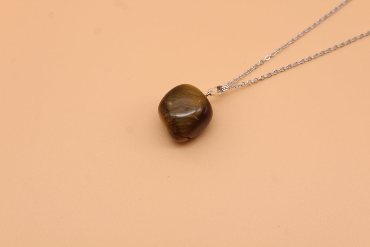 Tigers Eye Tumble Pendant - Empire Gems International