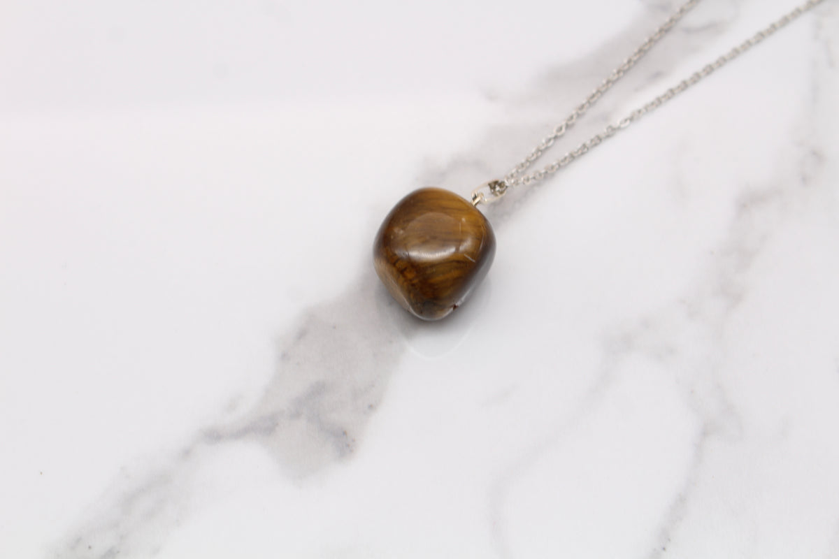 Tigers Eye Tumble Pendant - Empire Gems International