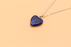 Dainty Royal Blue Lapis Heart - Empire Gems International