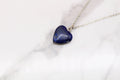 Dainty Royal Blue Lapis Heart - Empire Gems International