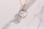 Rutile Quartz Heart Pendant - Empire Gems International