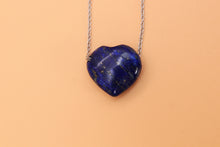 Load image into Gallery viewer, Royal Blue Lapis Heart Pendant - Empire Gems International