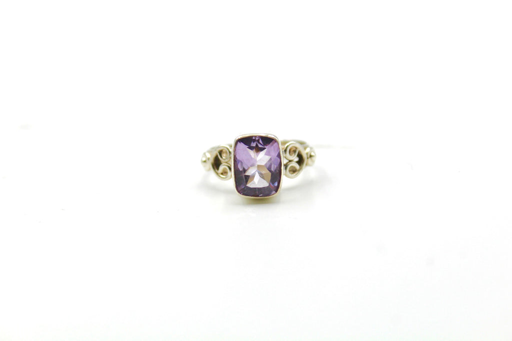 Amethyst Heart Ring